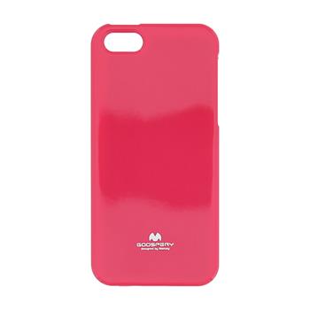 Mercury Jelly silikonové pouzdro pro iPhone 5 / 5S / SE Hot PINK růžová barva