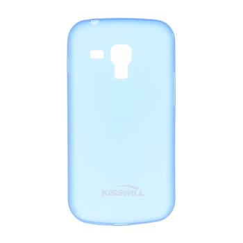 Kisswill Slim 0.3mm Protective Kryt Blue + fólie pro Samsung S7580 Galaxy Trend