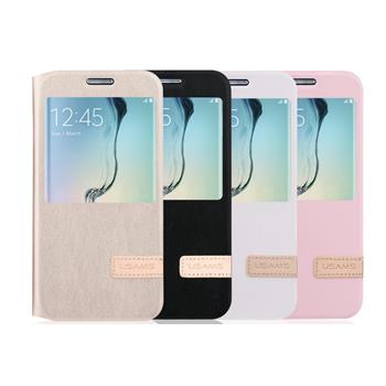 USAMS Muge S-View Pouzdro White pro Samsung J100 Galaxy J1