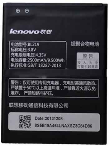 Lenovo BL219 Originální Baterie 2500 mAh Li-Pol (Bulk)