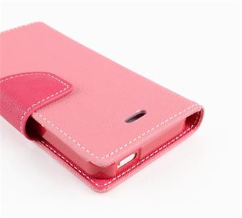Mercury Fancy diářové Pouzdro pro Sony E2303 Xperia M4 Aqua PINK růžová barva / Hot PINK růžová barva