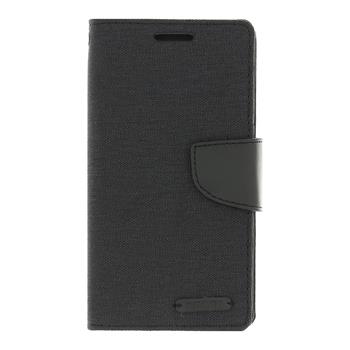 Mercury Canvas diářové Pouzdro pro Samsung J500 Galaxy J5 Black