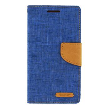 Mercury Canvas diářové Pouzdro pro Samsung J500 Galaxy J5 Blue / Camel