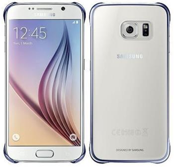 EF-QG920BSE Samsung Zadní Kryt Clear Silver pro G920 Galaxy S6 (Bulk)