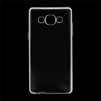Kisswill TPU silikonové transparentní pouzdro / Silver pro Samsung A500 Galaxy A5