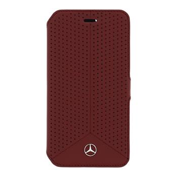 MEFLBKS6PERE Mercedes Book Pouzdro Perforated Red pro Samsung G920 Galaxy S6