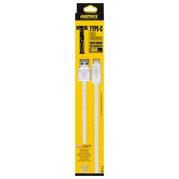Remax Fast Datový Kabel WHITE bílá barva 1m TYPE-C