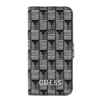 GUBKMJSBKS Guess Jet Set Universal knížkové pouzdro Black vel. M