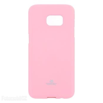 Mercury Jelly silikonové pouzdro pro Samsung G935 Galaxy S7 Edge Light PINK růžová barva