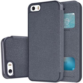 Nillkin Sparkle S-View Pouzdro Black pro iPhone 5 / 5S / SE