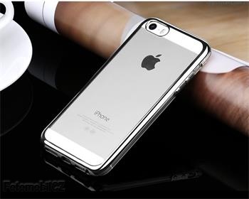 USAMS Kim TPU Zadní Kryt Silver pro iPhone 5S / SE