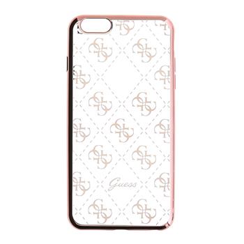 GUHCPSETR4GRG Guess 4G TPU silikonové pouzdro Rose GOLD zlatá barva pro iPhone 5 / 5S / SE