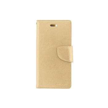 Mercury Bravo diářové Pouzdro pro iPhone 7 / 8 / SE 2020 / SE 2022, GOLD zlatá barva