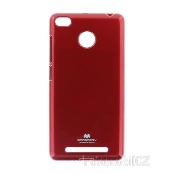 Mercury Jelly silikonové pouzdro pro Xiaomi Redmi 3 Pro Red