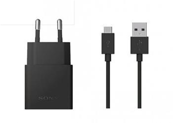 UCH12 + UCB20 Sony Qualcomm Quick / MediaTek Type C Cestovní nabíječka Black (Bulk)