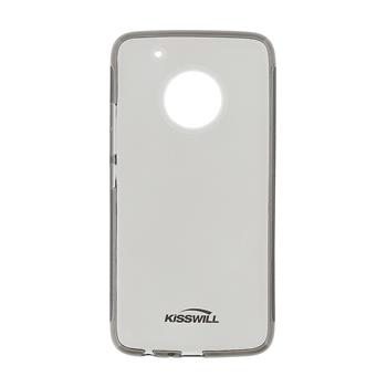 Kisswill TPU černé transparentní silikonové pouzdro pro Lenovo Moto G5 Plus