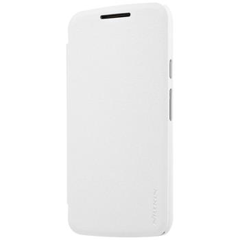 Nillkin Sparkle Folio Pouzdro WHITE bílá barva pro Lenovo Moto G4 Play