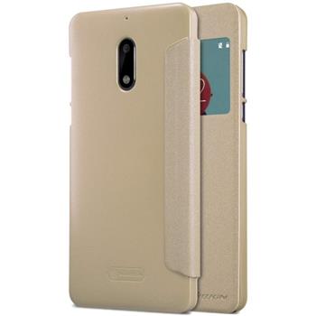 Nillkin Sparkle S-View Pouzdro GOLD zlatá barva pro Nokia 6