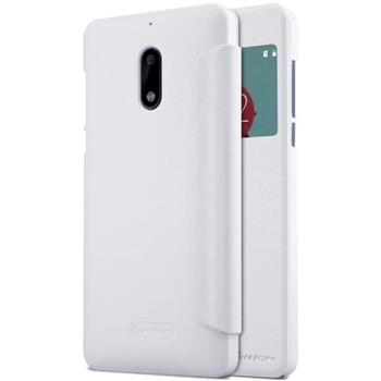 Nillkin Sparkle S-View Pouzdro WHITE bílá barva pro Nokia 6