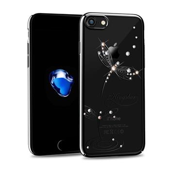 Stone Crystal Pouzdro Dragonfly Black pro iPhone 7