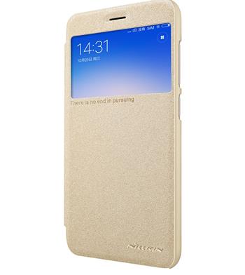 Nillkin Sparkle S-View Pouzdro GOLD zlatá barva pro Xiaomi Redmi 5A