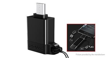 USAMS SJ187 Adapter microUSB / USB 2.0 OTG Black (EU Blister)