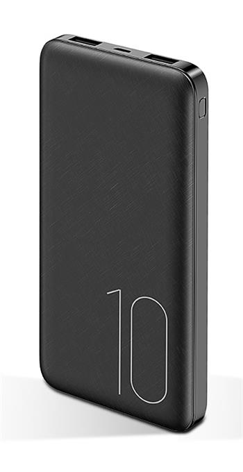 USAMS US-CD63 Power Bank Dual USB 10000 mAh Black (EU Blister)