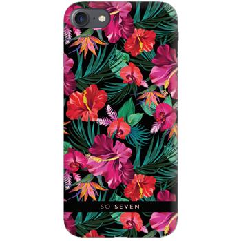 SoSeven Hawai pouzdro Tropical Black Kryt pro iPhone 6 / 6S / 7 / 8