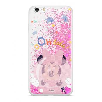 Disney Minnie 046 Glitter Back Cover PINK růžová barva pro iPhone 5 / 5S / SE