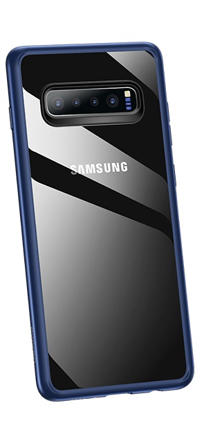 USAMS Mant Zadní Kryt pro Samsung Galaxy S10 Plus Blue