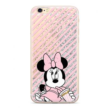 Disney Minnie 017 Glitter Back Cover Silver pro iPhone X / XS