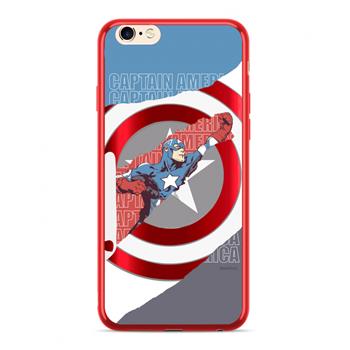MARVEL Captain America 013 Zadní Kryt pro iPhone 7 / 8 Red