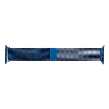 Tactical 340 Loop Magnetický Kovový Řemínek pro iWatch 1 / 2 / 3 42mm Blue (EU Blister)