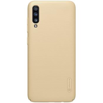 Nillkin Super Frosted Zadní Kryt pro Samsung Galaxy A70 GOLD zlatá barva + sklo na displej