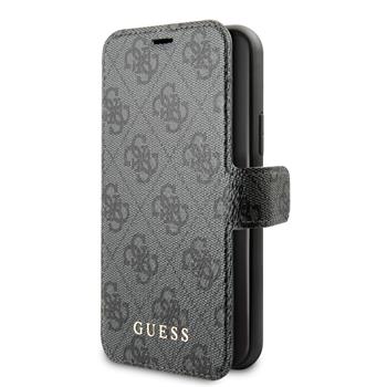 GUFLBKSN614GG Guess 4G knížkové pouzdro pro iPhone 11 Grey