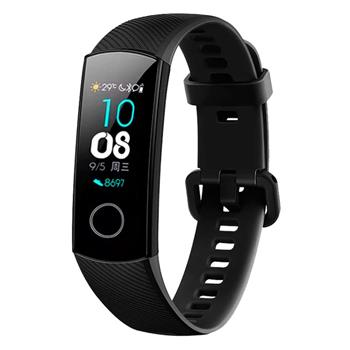 Tactical 438 Silikonový Řemínek pro Honor Band 4 / 5 Black