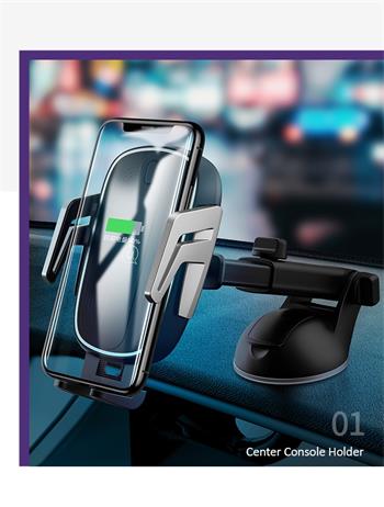USAMS CD101 Automatic Touch Držák do Auta vč. Bezdrátového Dobíjení