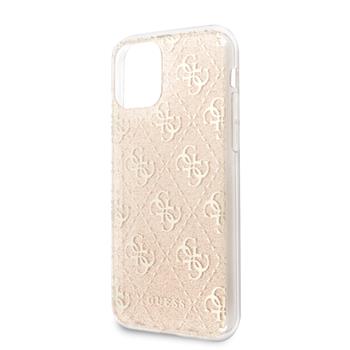 GUHCN61PCU4GLGO Guess 4G Glitter Zadní Kryt pro iPhone 11 GOLD zlatá barva