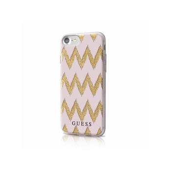 GUHCP7CGPI Guess TPU 3D Effect Zadní Kryt pro iPhone 7 / 8 / SE2020 Rose