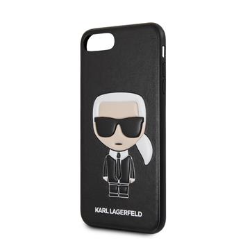 KLHCI8LIKPUBK Karl Lagerfeld Ikonik Kryt pro iPhone 7 / 8 Plus Black