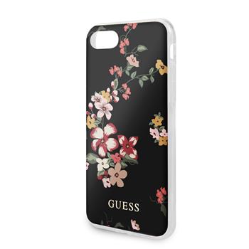 GUHCI8PCUTRFL04 Guess Flower Edt. N.4 Kryt pro iPhone 8 / SE2020 Black