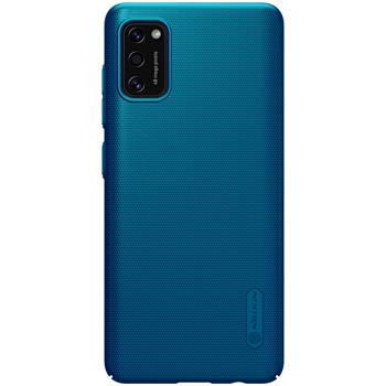 Nillkin Super Frosted Zadní Kryt pro Samsung Galaxy A41 Peacock Blue + sklo na displej