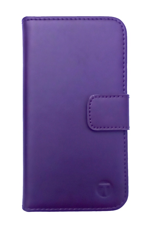 Fialové knížkové pouzdro s gumovou vaničkou pro LG G3 mini, G3s