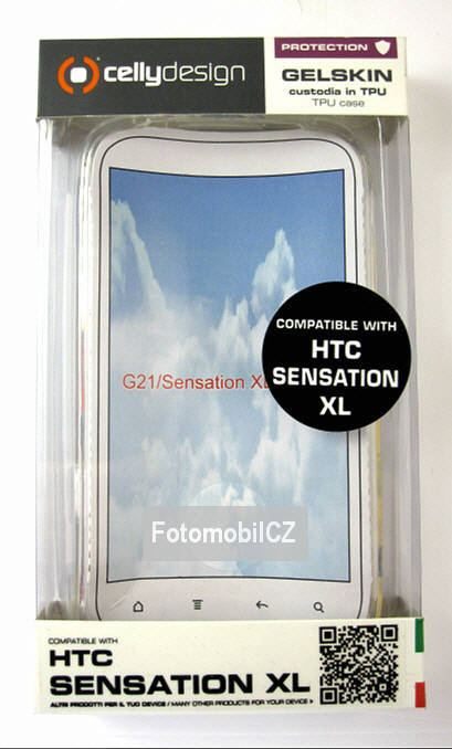 CELLY Gelskin, silikonový obal pouzdro pro HTC sensation XL