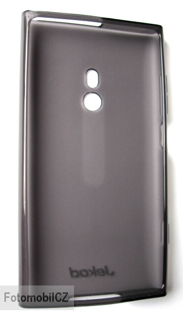 Silikonové pouzdro kryt JEKOD TPU + fólie Black pro Nokia Lumia 800