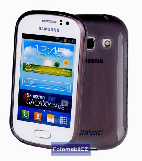Silikonové pouzdro kryt JEKOD TPU + fólie Black pro Samsung S6810 Galaxy Fame