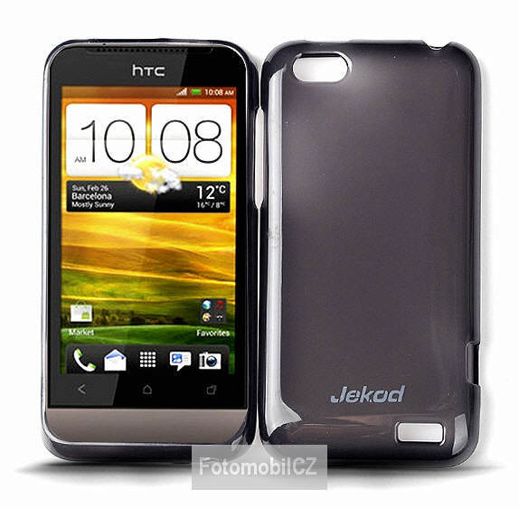 JEKOD TPU Ochranné Pouzdro Black pro HTC ONE V