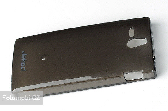 Silikonové pouzdro kryt JEKOD TPU + fólie Black pro Sony Xperia U ST25i