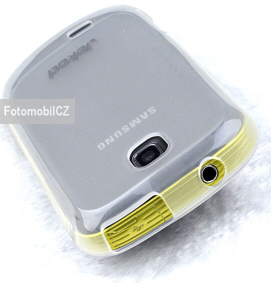 Silikonové pouzdro kryt JEKOD TPU + fólie White pro Samsung S5570 Galaxy Mini