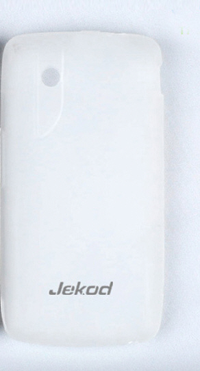 Silikonové ochranné pouzdro JEKOD TPU + fólie White pro ZTE Blade